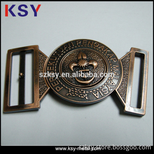 Wholesale custom metal strap buckles with engraved logo